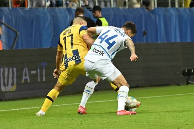 2025.08.28 Lublin Pilka nozna eliminacje Ligi Europy UEFA sezon 2025 2026 Dinamo Kijow - Maccabi Tel-Aviv N z Osher Davida Vladyslav Dubinchak Foto Wojciech Szubartowski PressFocus 2025.08.28 Lublin Football UEFA Europa League season 2025 2026 Dinamo Kyiv - Maccabi Tel-Aviv Osher Davida Vladyslav Dubinchak Credit: Wojciech Szubartowski PressFocus NEWSPIX.PL --- newspix.pl POLAND OUT! 