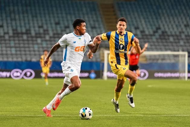 LUBLIN 28.08.2025 MECZ IV RUNDA KWALIFIKACYJNA LIGA EUROPY SEZON 2025 2026: DYNAMO KIJOW - MACCABI TEL-AVIV --- MENS FOOTBALL MATCH UEFA EUROPA LEAGUE SEASON 2025 2026 PLAY-OFF ROUND 2ND LEG: FC DYNAMO KYIV - MACCABI TEL-AVIV FC EDUARDO GUERRERO, Kristijan Belic FOT. KAZIMIERZ KOZUCH 400MM.PL NEWSPIX.PL --- newspix.pl POLAND OUT! 