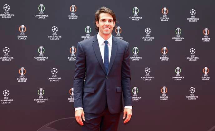 Monaco, Monte Carlo August 28, 2025 UEFA MENS CLUB COMPETITION - UEFA Europa League and UEFA Conference League draws with Brazilian Player Kaka UEFA MENS CLUB COMPETITION - SEASON KICK OFF 2025 26