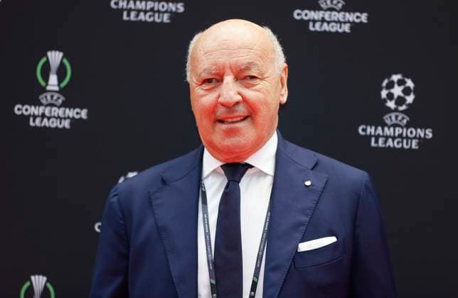 Monaco, Monte Carlo August 28, 2025 UEFA MENS CLUB COMPETITION - UEFA Europa League and UEFA Conference League draws with Giuseppe Marotta President Inter Milan UEFA MENS CLUB COMPETITION - SEASON KICK OFF 2025 26