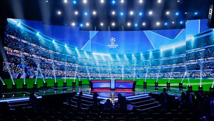 Monaco, Monte Carlo August 28, 2025 UEFA MENS CLUB COMPETITION - UEFA Europa League and UEFA Conference League draws with general Atmosphere in the Grimaldi Forum UEFA MENS CLUB COMPETITION - SEASON KICK OFF 2025 26