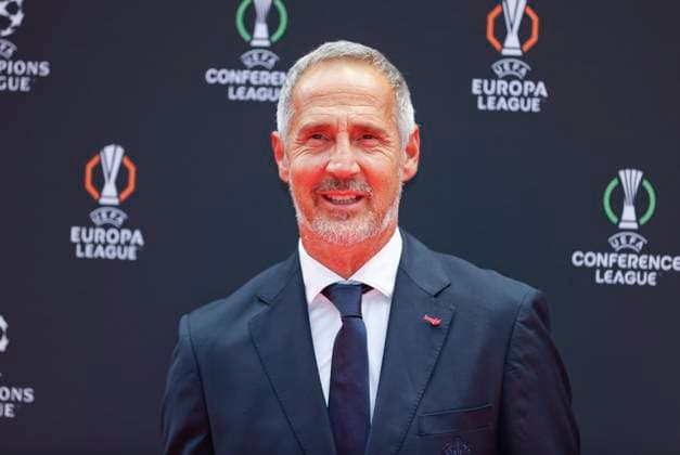 Monaco, Monte Carlo August 28, 2025 UEFA MENS CLUB COMPETITION - UEFA Europa League and UEFA Conference League draws with AS Monaco Heach Coach, Austrian Adolf Huetter UEFA MENS CLUB COMPETITION - SEASON KICK OFF 2025 26