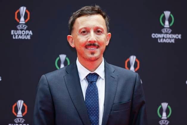 Monaco, Monte Carlo August 28, 2025 UEFA MENS CLUB COMPETITION - UEFA Europa League and UEFA Conference League draws with Pablo Longoria President Olympique de Marseille UEFA MENS CLUB COMPETITION - SEASON KICK OFF 2025 26