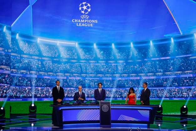 Monaco, Monte Carlo August 28, 2025 UEFA MENS CLUB COMPETITION - UEFA Europa League and UEFA Conference League draws with general Atmosphere in the Grimaldi Forum UEFA MENS CLUB COMPETITION - SEASON KICK OFF 2025 26