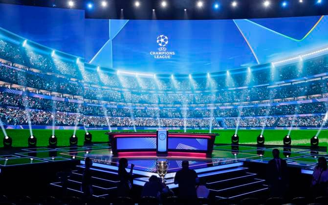 Monaco, Monte Carlo August 28, 2025 UEFA MENS CLUB COMPETITION - UEFA Europa League and UEFA Conference League draws with general Atmosphere in the Grimaldi Forum UEFA MENS CLUB COMPETITION - SEASON KICK OFF 2025 26