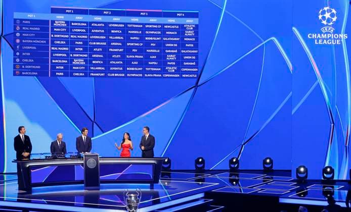 Monaco, Monte Carlo August 28, 2025 UEFA MENS CLUB COMPETITION - UEFA Europa League and UEFA Conference League draws with general Atmosphere in the Grimaldi Forum UEFA MENS CLUB COMPETITION - SEASON KICK OFF 2025 26