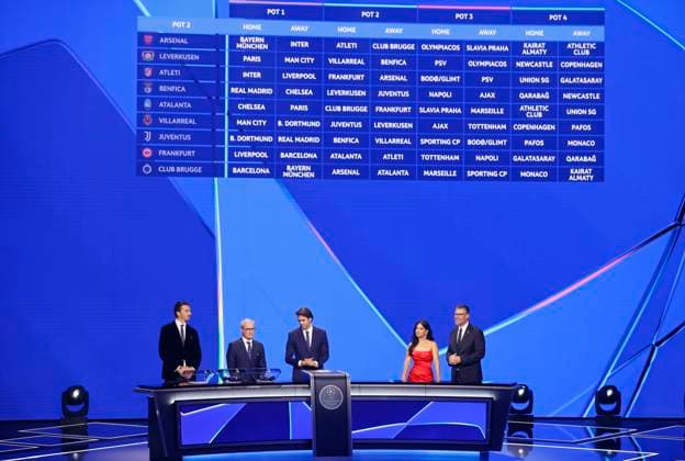 Monaco, Monte Carlo August 28, 2025 UEFA MENS CLUB COMPETITION - UEFA Europa League and UEFA Conference League draws with general Atmosphere in the Grimaldi Forum UEFA MENS CLUB COMPETITION - SEASON KICK OFF 2025 26