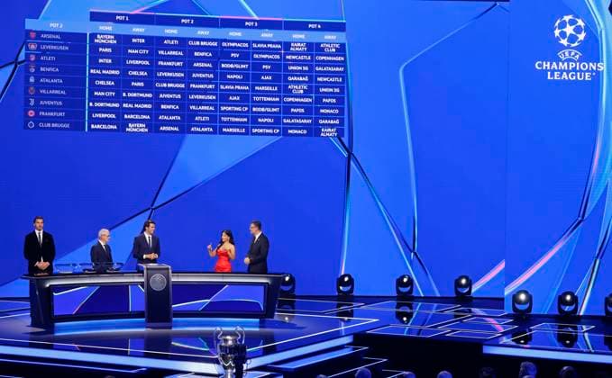 Monaco, Monte Carlo August 28, 2025 UEFA MENS CLUB COMPETITION - UEFA Europa League and UEFA Conference League draws with general Atmosphere in the Grimaldi Forum UEFA MENS CLUB COMPETITION - SEASON KICK OFF 2025 26