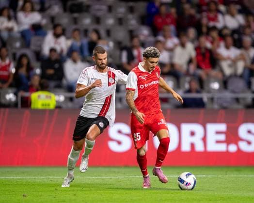August 28, 2025, Braga, Braga, Portugal: SANDRO VIDIGAL from SC Braga seen celebrating his goal during the UEFA Europe League 2025 26 playoff match between SC Braga and Lincoln Red Imps at Estadio Municipal de Braga on August 28, 2025 in Braga, Portugal. Braga Portugal - ZUMAl192 20250828_zsp_l192_071 Copyright: xMiguelxLemosx
