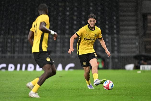 28 08 2025, Bern, Wankdorf, Uefa Europa League, Playoffs, BSC Young Boys Slovan Bratislava, 3 Jaouen Hadjam Young Boys Bern Wankdorf Bern Switzerland Copyright: xJustPictures.ch ManuelxWinterbergerx jp-de-MaWi-MWI_1353