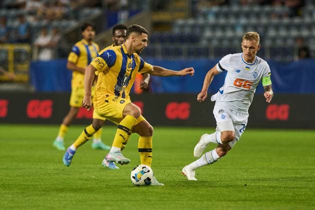 2025.08.28 Lublin Pilka nozna eliminacje Ligi Europy UEFA sezon 2025 2026 Dinamo Kijow - Maccabi Tel-Aviv N z Vitaliy Buyalskyi Foto Ireneusz Wnuk PressFocus 2025.08.28 Lublin Football UEFA Europa League season 2025 2026 Dinamo Kyiv - Maccabi Tel-Aviv Vitaliy Buyalskyi Credit: Ireneusz Wnuk PressFocus NEWSPIX.PL --- newspix.pl POLAND OUT! 