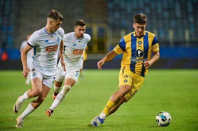 2025.08.28 Lublin Pilka nozna eliminacje Ligi Europy UEFA sezon 2025 2026 Dinamo Kijow - Maccabi Tel-Aviv N z Ion Nicolaescu Nazar Voloshyn Taras Mykhavko Foto Ireneusz Wnuk PressFocus 2025.08.28 Lublin Football UEFA Europa League season 2025 2026 Dinamo Kyiv - Maccabi Tel-Aviv Ion Nicolaescu Nazar Voloshyn Taras Mykhavko Credit: Ireneusz Wnuk PressFocus NEWSPIX.PL --- newspix.pl POLAND OUT! 