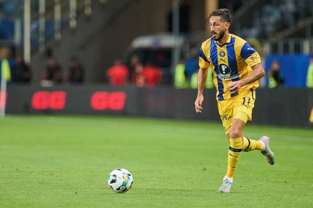 2025.08.28 Lublin Pilka nozna eliminacje Ligi Europy UEFA sezon 2025 2026 Dinamo Kijow - Maccabi Tel-Aviv N z Sagiv Jehezkel Foto Ireneusz Wnuk PressFocus 2025.08.28 Lublin Football UEFA Europa League season 2025 2026 Dinamo Kyiv - Maccabi Tel-Aviv Sagiv Jehezkel Credit: Ireneusz Wnuk PressFocus NEWSPIX.PL --- newspix.pl POLAND OUT! 