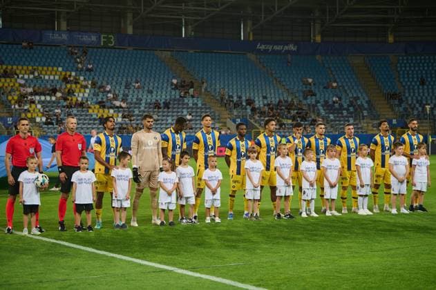 2025.08.28 Lublin Pilka nozna eliminacje Ligi Europy UEFA sezon 2025 2026 Dinamo Kijow - Maccabi Tel-Aviv N z druzyna prezentacja Foto Ireneusz Wnuk PressFocus 2025.08.28 Lublin Football UEFA Europa League season 2025 2026 Dinamo Kyiv - Maccabi Tel-Aviv druzyna prezentacja Credit: Ireneusz Wnuk PressFocus NEWSPIX.PL --- newspix.pl POLAND OUT! 