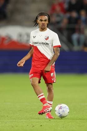 Alonzo Engwanda of FC Utrecht during the match FC Utrecht Zrinjski at the Galgenwaard for the Europa League play off season 2024 2025 in Utrecht, Netherlands on 28 august 2025, photo by Peter Lous EYE4images DeFodi Images