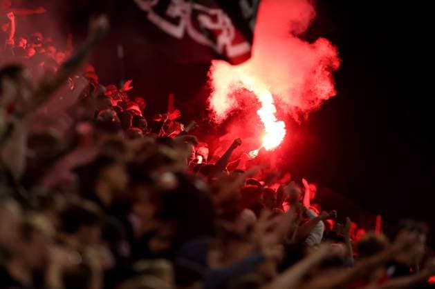 Fans and supporters during the match FC Utrecht Zrinjski at the Galgenwaard for the Europa League play off season 2024 2025 in Utrecht, Netherlands on 28 august 2025, photo by Peter Lous EYE4images DeFodi Images