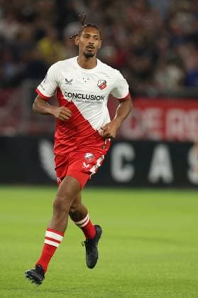 Sebastien Haller of FC Utrecht during the match FC Utrecht Zrinjski at the Galgenwaard for the Europa League play off season 2024 2025 in Utrecht, Netherlands on 28 august 2025, photo by Peter Lous EYE4images DeFodi Images