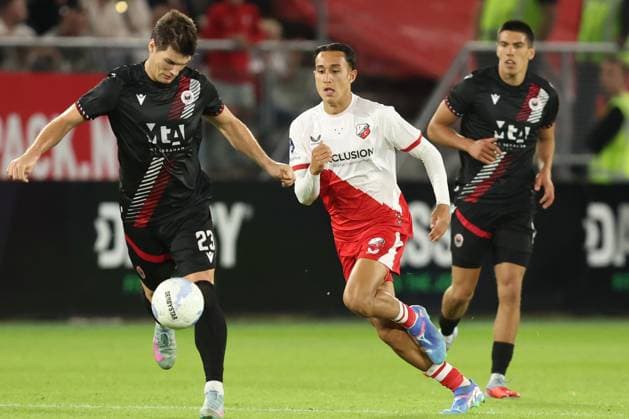 Miliano Jonathans of FC Utrecht during the match FC Utrecht Zrinjski at the Galgenwaard for the Europa League play off season 2024 2025 in Utrecht, Netherlands on 28 august 2025, photo by Peter Lous EYE4images DeFodi Images