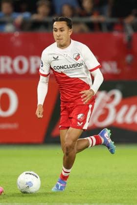 Miliano Jonathans of FC Utrecht during the match FC Utrecht Zrinjski at the Galgenwaard for the Europa League play off season 2024 2025 in Utrecht, Netherlands on 28 august 2025, photo by Peter Lous EYE4images DeFodi Images