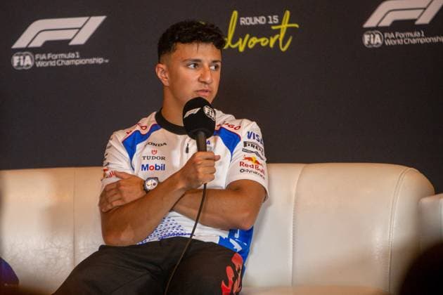 August 28, 2025, Zandvoort, Rieti, Nederlands: Isaac Hadjar (FRA) Visa Cash App RB F1 Team during Formula 1 Heineken Dutch Grand Prix 2025, Zandvoort, The Nederlands, from Aug 28th to 31th - Round 15 of 24 of 2025 F1 World Championship, WM, Weltmeisterschaft Zandvoort Nederlands - ZUMAm217 20250828_zsp_m217_048 Copyright: xAlessioxDexMarcox