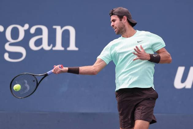 Karen Khachanov, USTA Billie Jean King National Tennis Center, Flushing Meadows, New York, USA Copyright: xJuergenxHasenkopfx