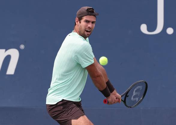 Karen Khachanov, USTA Billie Jean King National Tennis Center, Flushing Meadows, New York, USA Copyright: xJuergenxHasenkopfx