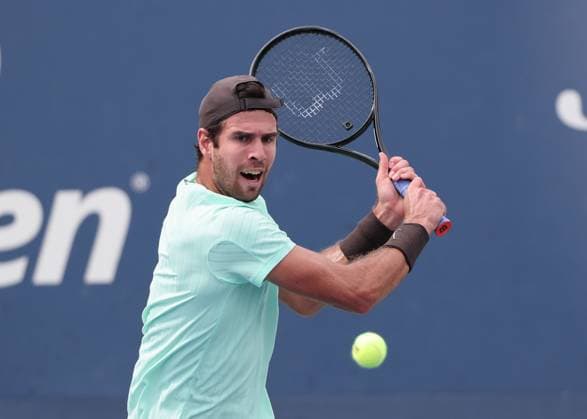 Karen Khachanov, USTA Billie Jean King National Tennis Center, Flushing Meadows, New York, USA Copyright: xJuergenxHasenkopfx