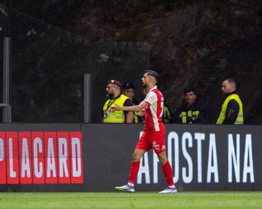 August 28, 2025, Braga, Braga, Portugal: GABRI MARTINEZ from SC Braga seen celebrating his goal during the UEFA Europe League 2025 26 playoff match between SC Braga and Lincoln Red Imps at Estadio Municipal de Braga on August 28, 2025 in Braga, Portugal. Braga Portugal - ZUMAl192 20250828_zsp_l192_043 Copyright: xMiguelxLemosx