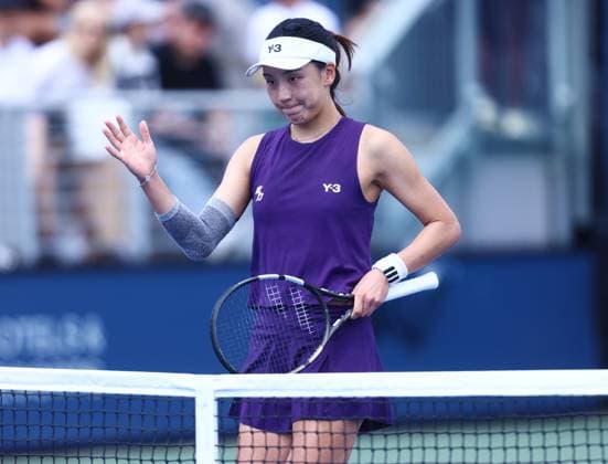 2025 US Open Tennis Championships, Day Five, Billy Jean-King Tennis Centre, Flushing Meadows, New York, USA, 28 08 2025 Xinyu Wang (CHN) in action during her second round match against Ekaterina Alexandrova in the 2025 US Open at Flushing Meadows New York Billy Jean King Tennis Centre, Flushing Meadows New York USA Copyright: xMarkxGreenwoodx