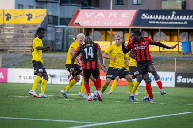 20250828 Kuopio, Finland. UEFA Europa League play-offs, 2nd leg match between KuPS Kuopio and FC Midtjylland in Kuopio, Finland, Photo by Niklas Pehkonen All Over Press  1.05570921