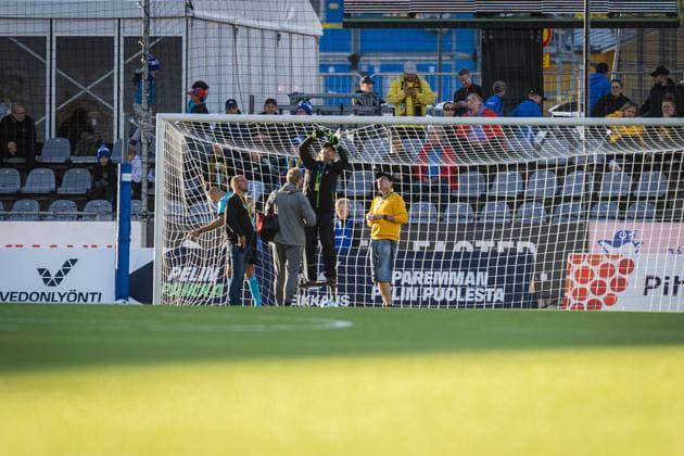20250828 Kuopio, Finland. UEFA Europa League play-offs, 2nd leg match between KuPS Kuopio and FC Midtjylland in Kuopio, Finland, Photo by Niklas Pehkonen All Over Press  1.05570639