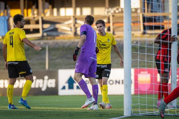 20250828 Kuopio, Finland. UEFA Europa League play-offs, 2nd leg match between KuPS Kuopio and FC Midtjylland in Kuopio, Finland, Photo by Niklas Pehkonen All Over Press  1.05570919