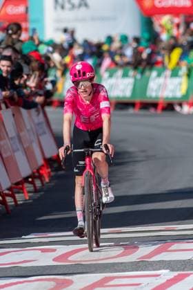La Vuelta - 80th Tour of Spain 2025 - Stage 6 In Pal, Andorra, on August 28, 2025, Archie Ryan from Ireland of the EF Education - EasyPost team participates in stage 6 of La Vuelta 2025, which connects Olot in Girona and Pal in Andorra. Andorra Andorra  Copyright: xMartinxSilvaxCosentinox originalFilename:silvacosentino-archiery250828_npuox.jpg