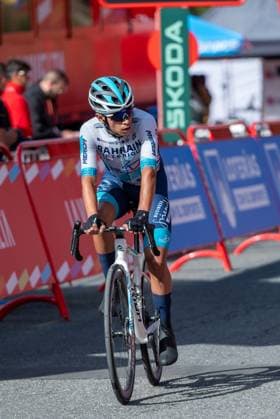 La Vuelta - 80th Tour of Spain 2025 - Stage 6 Santiago Buitrago from Colombia of Team Bahrain Victorious participates in stage 6 of La Vuelta 2025, which connects Olot in Girona and Pal in Andorra, on August 28, 2025. Andorra Andorra  Copyright: xMartinxSilvaxCosentinox originalFilename:silvacosentino-santiago250828_npqTD.jpg