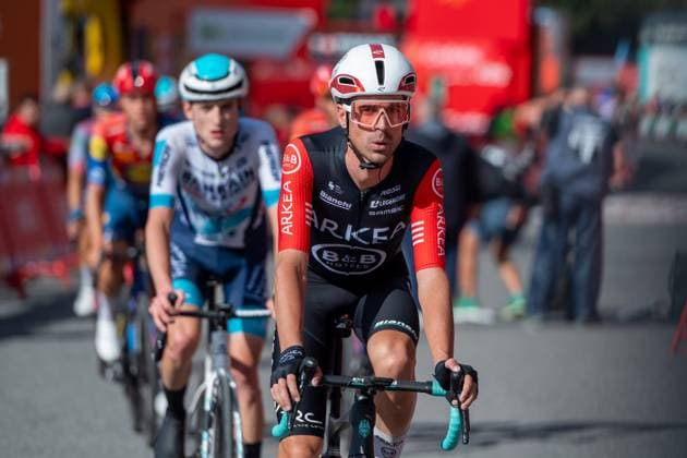 La Vuelta - 80th Tour of Spain 2025 - Stage 6 Cyclists participate in stage 6 of La Vuelta 2025, which connects Olot in Girona and Pal in Andorra, on August 28, 2025. Andorra Andorra  Copyright: xMartinxSilvaxCosentinox originalFilename:silvacosentino-cyclists250828_npMCh.jpg