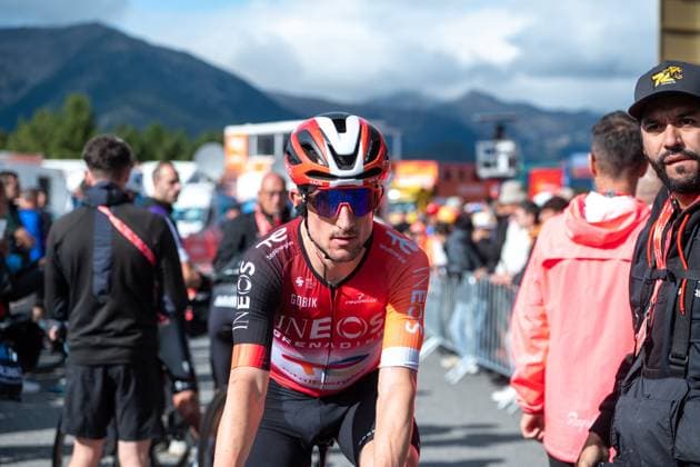 La Vuelta - 80th Tour of Spain 2025 - Stage 6 Cyclists participate in stage 6 of La Vuelta 2025, which connects Olot in Girona and Pal in Andorra, on August 28, 2025. Andorra Arinsal Andorra  Copyright: xMartinxSilvaxCosentinox originalFilename:silvacosentino-cyclists250828_npHG3.jpg