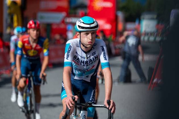 La Vuelta - 80th Tour of Spain 2025 - Stage 6 Mathijs Paasschens from the Netherlands of Team Bahrain Victorious participates in stage 6 of La Vuelta 2025, which connects Olot in Girona and Pal in Andorra, on August 28, 2025. Andorra Arinsal Andorra  Copyright: xMartinxSilvaxCosentinox originalFilename:silvacosentino-mathijsp250828_npoqV.jpg