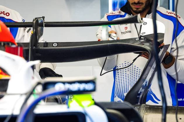 F1 - DUTCH GRAND PRIX 2025 Visa Cash App RB F1 Team, mechanical detail of rear wing DRS during the 2025 Formula 1 Heineken Dutch Grand Prix, 15th round of the 2025 FIA Formula One World Championship, WM, Weltmeisterschaft from August 29 to 31, 2025 on the Zandvoort Circuit, in Zandvoort, Netherlands - ZandvoortNetherlands  Copyright: xFLORENTxGOODENx