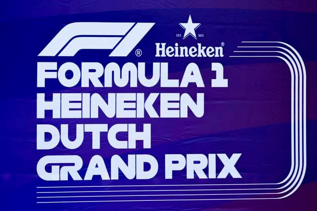 Formula 1 Dutch Grand Prix banner during the Formula 1 Heineken Dutch Grand Prix 2025 on Day 1 at Circuit Zandvoort on August 29, 2025 in Zandvoort, Netherlands Photo by Marcel ter Bals DeFodi Images