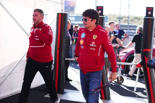 F1 - DUTCH GRAND PRIX 2025 LECLERC Charles (mco), Scuderia Ferrari SF-25, portrait during the 2025 Formula 1 Heineken Dutch Grand Prix, 15th round of the 2025 FIA Formula One World Championship, WM, Weltmeisterschaft from August 29 to 31, 2025 on the Zandvoort Circuit, in Zandvoort, Netherlands - ZandvoortNetherlands  Copyright: xEricxAlonsox