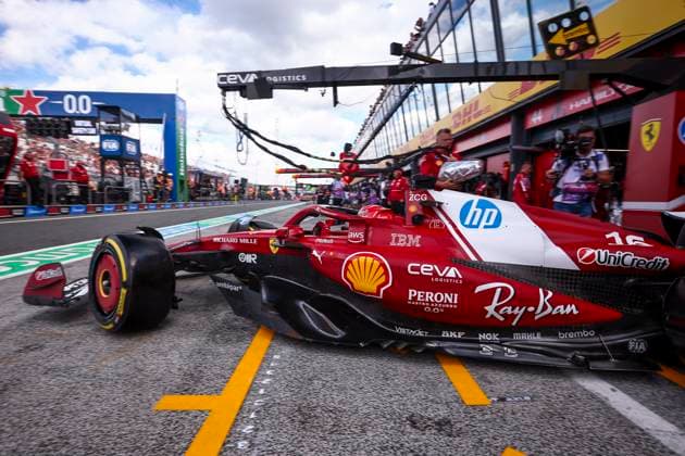 F1 - DUTCH GRAND PRIX 2025 16 LECLERC Charles (mco), Scuderia Ferrari SF-25, action during the 2025 Formula 1 Heineken Dutch Grand Prix, 15th round of the 2025 FIA Formula One World Championship, WM, Weltmeisterschaft from August 29 to 31, 2025 on the Zandvoort Circuit, in Zandvoort, Netherlands - ZandvoortNetherlands  Copyright: xEricxAlonsox