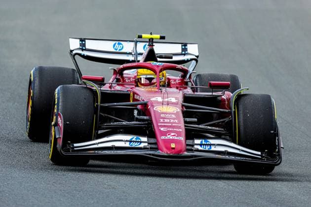 2025-08-29 F1 - Heineken Dutch GP - Free Practice 1 ZANDVOORT, NETHERLANDS - AUGUST 29: Lewis Hamilton of Ferrari competing in the Free Practice 1 during F1 - Heineken Dutch GP on August 29, 2025 in Zandvoort, Netherlands. Zandvoort Netherlands Content not available for redistribution in The Netherlands directly or indirectly through any third parties. Copyright: xAndrexWeeningx