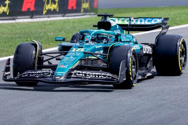 Lance Stroll of Canada and Aston Martin F1 Team during the Free Practice of the Formula 1 Heineken Dutch Grand Prix 2025 on Day 1 at Circuit Zandvoort on August 29, 2025 in Zandvoort, Netherlands Photo by Marcel ter Bals DeFodi Images