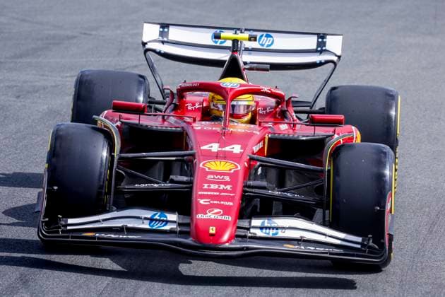 Lewis Hamilton of the United Kingdom and Scuderia Ferrari HP F1 Team during the Free Practice of the Formula 1 Heineken Dutch Grand Prix 2025 on Day 1 at Circuit Zandvoort on August 29, 2025 in Zandvoort, Netherlands Photo by Marcel ter Bals DeFodi Images