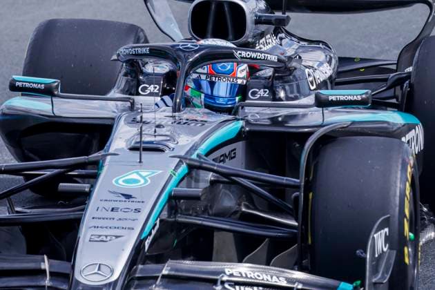 Andrea Kimi Antonelli of Italy and Mercedes AMG Petronas F1 Team during the Free Practice of the Formula 1 Heineken Dutch Grand Prix 2025 on Day 1 at Circuit Zandvoort on August 29, 2025 in Zandvoort, Netherlands Photo by Marcel ter Bals DeFodi Images