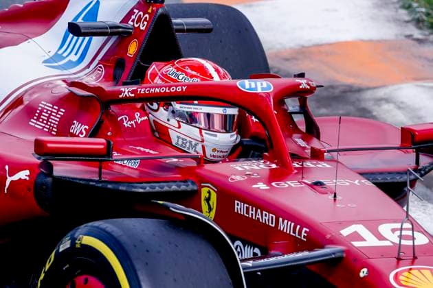 Charles Leclerc of Monaco and Scuderia Ferrari HP F1 Team during the Free Practice of the Formula 1 Heineken Dutch Grand Prix 2025 on Day 1 at Circuit Zandvoort on August 29, 2025 in Zandvoort, Netherlands Photo by Marcel ter Bals DeFodi Images