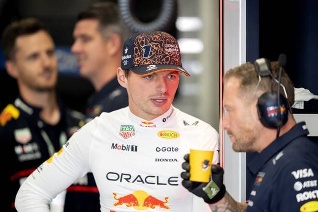 ZANDVOORT - Max Verstappen (Red Bull Racing) before the first free practice session ahead of the Dutch F1 Grand Prix at the Zandvoort Circuit. ANP SANDER KONING xVIxANPxSportx xxANPxIVx 534406932 originalFilename: 534406932.jpg