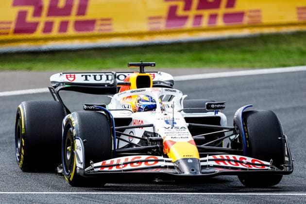 2025-08-29 F1 - Heineken Dutch GP - Free Practice 1 ZANDVOORT, NETHERLANDS - AUGUST 29: Isack Hadjar of Racing Bulls competing in the Free Practice 1 during F1 - Heineken Dutch GP on August 29, 2025 in Zandvoort, Netherlands. Zandvoort Netherlands Content not available for redistribution in The Netherlands directly or indirectly through any third parties. Copyright: xAndrexWeeningx
