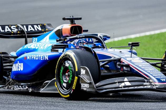 2025-08-29 F1 - Heineken Dutch GP - Free Practice 1 ZANDVOORT, NETHERLANDS - AUGUST 29: Alexander Albon of Williams competing in the Free Practice 1 during F1 - Heineken Dutch GP on August 29, 2025 in Zandvoort, Netherlands. Zandvoort Netherlands Content not available for redistribution in The Netherlands directly or indirectly through any third parties. Copyright: xAndrexWeeningx