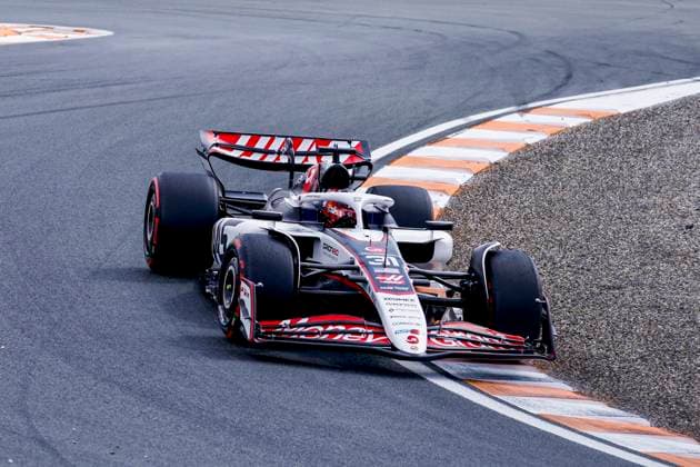 Esteban Ocon of France and Haas F1 Team during the Free Practice of the Formula 1 Heineken Dutch Grand Prix 2025 on Day 1 at Circuit Zandvoort on August 29, 2025 in Zandvoort, Netherlands Photo by Marcel ter Bals DeFodi Images
